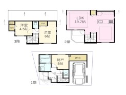 建物面積：102.31平米(車庫面積：12.42平米含)