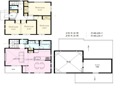 仲六郷2丁目　借地権付き新築戸建
