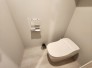 広く確保されたトイレスペース