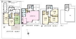 6LDK+ウッドデッキ+庭